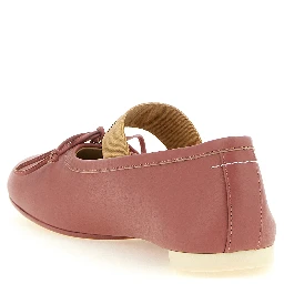 Multicolor Lambskin Ballet Flats