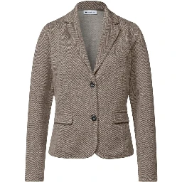 Brown Polyester Blazer