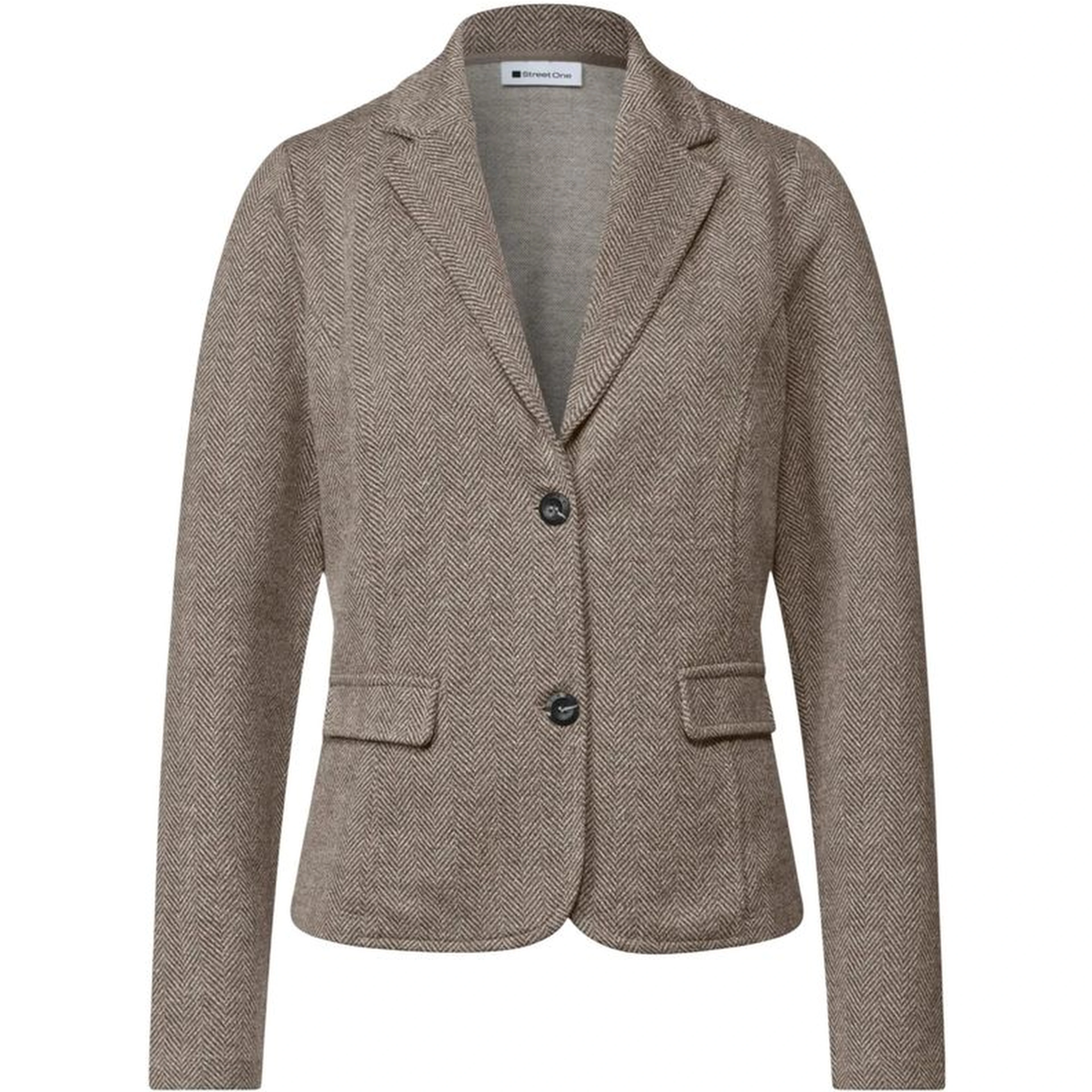 Brown Polyester Blazer