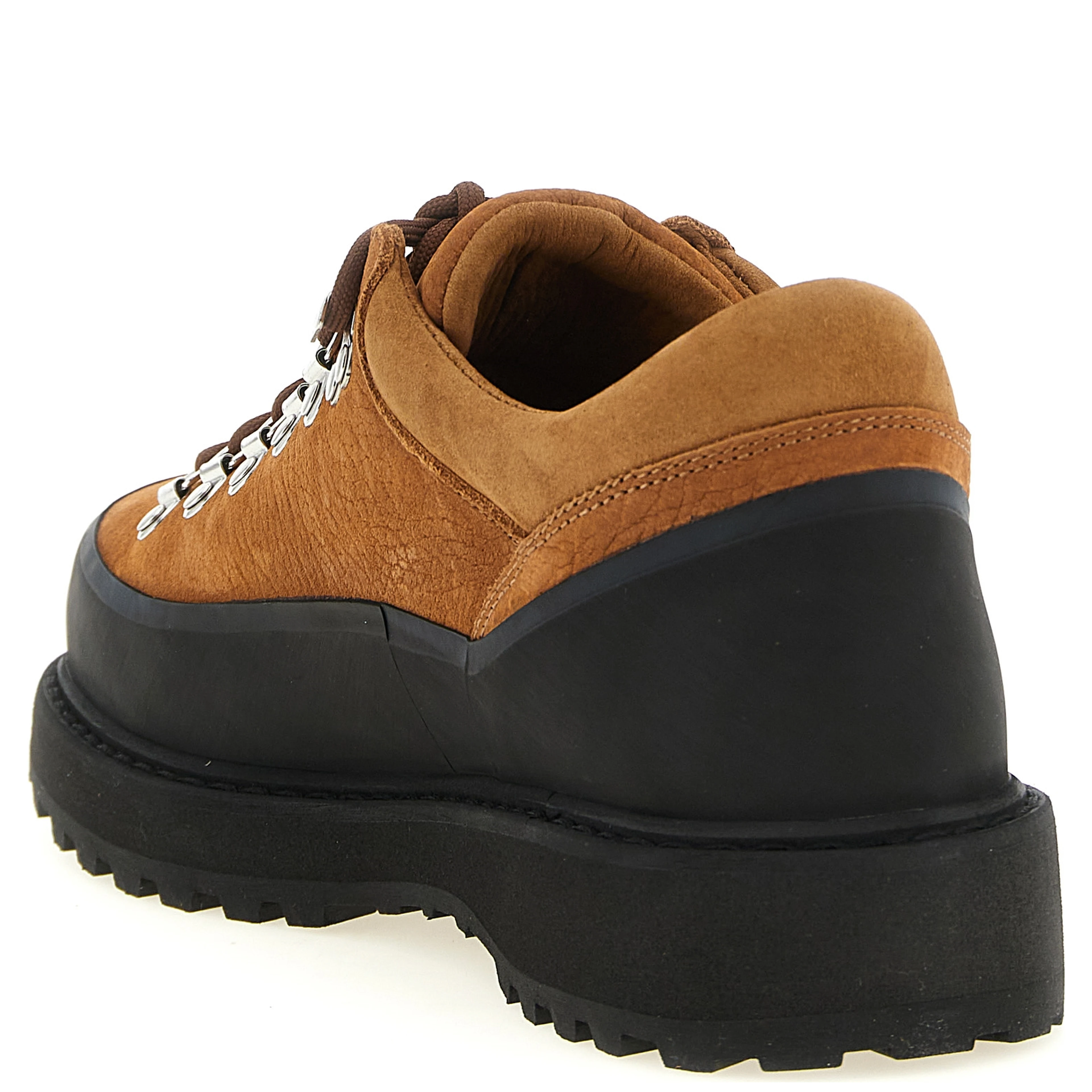 Brown Cowhide Ankle Boots