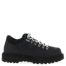 Black Cowhide Ankle Boots