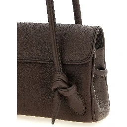 Brown Calfskin Shoulder Bag