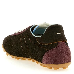 Brown Calfskin Athletic Sneakers