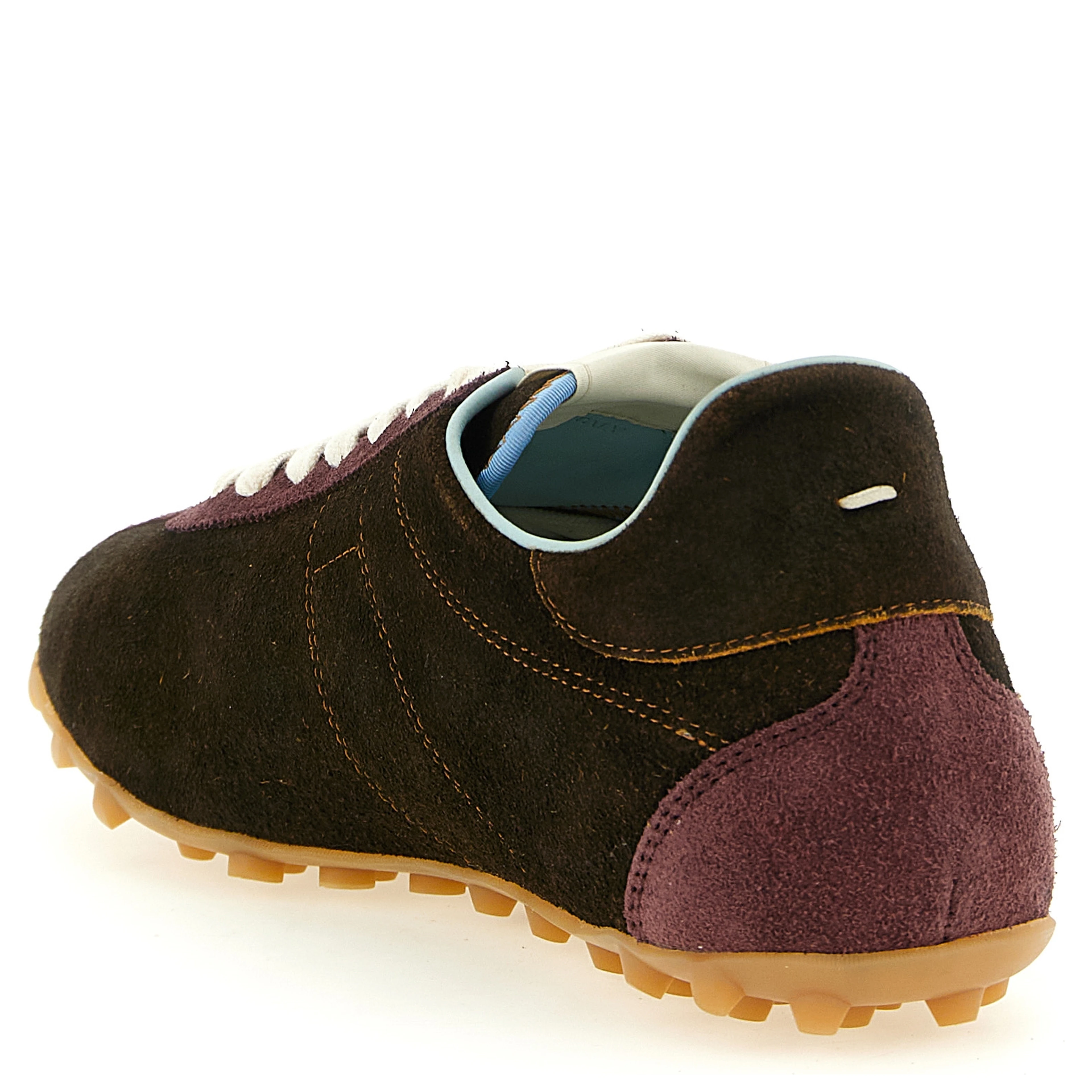 Brown Calfskin Athletic Sneakers