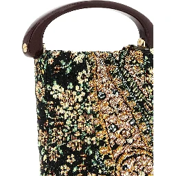 Multicolor Polyester Handbag