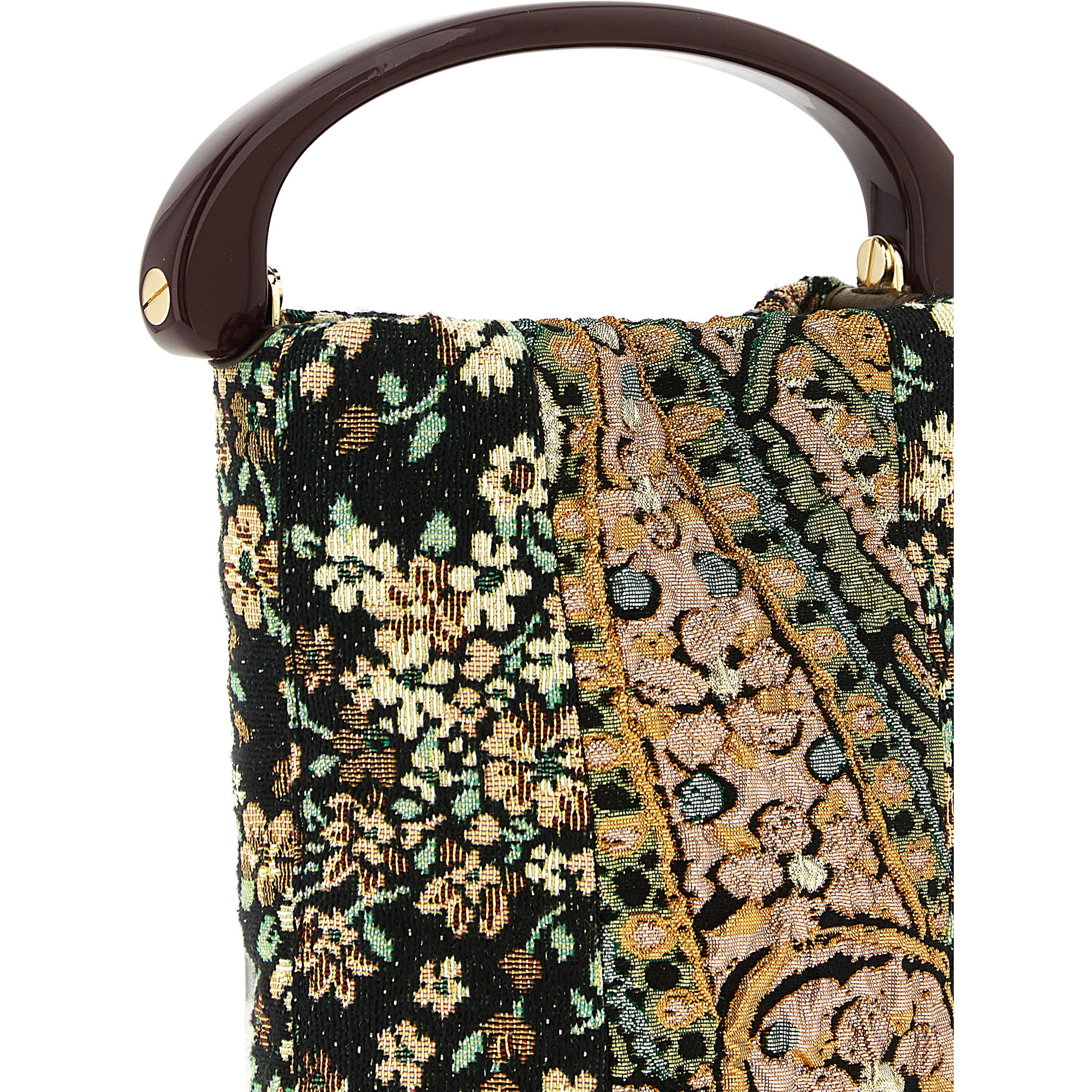 Multicolor Polyester Handbag