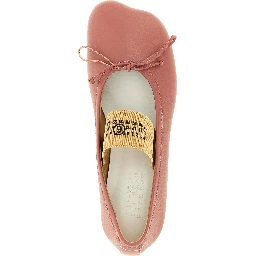 Multicolor Lambskin Ballet Flats