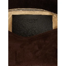Brown Calfskin Shoulder Bag