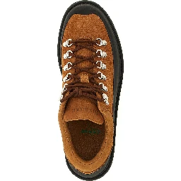 Brown Cowhide Ankle Boots