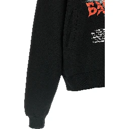 Black Cotton Sweatshirt