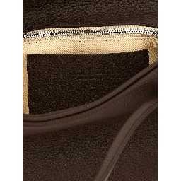 Brown Calfskin Shoulder Bag