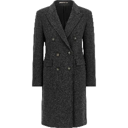 Gray Virgin Wool Coat