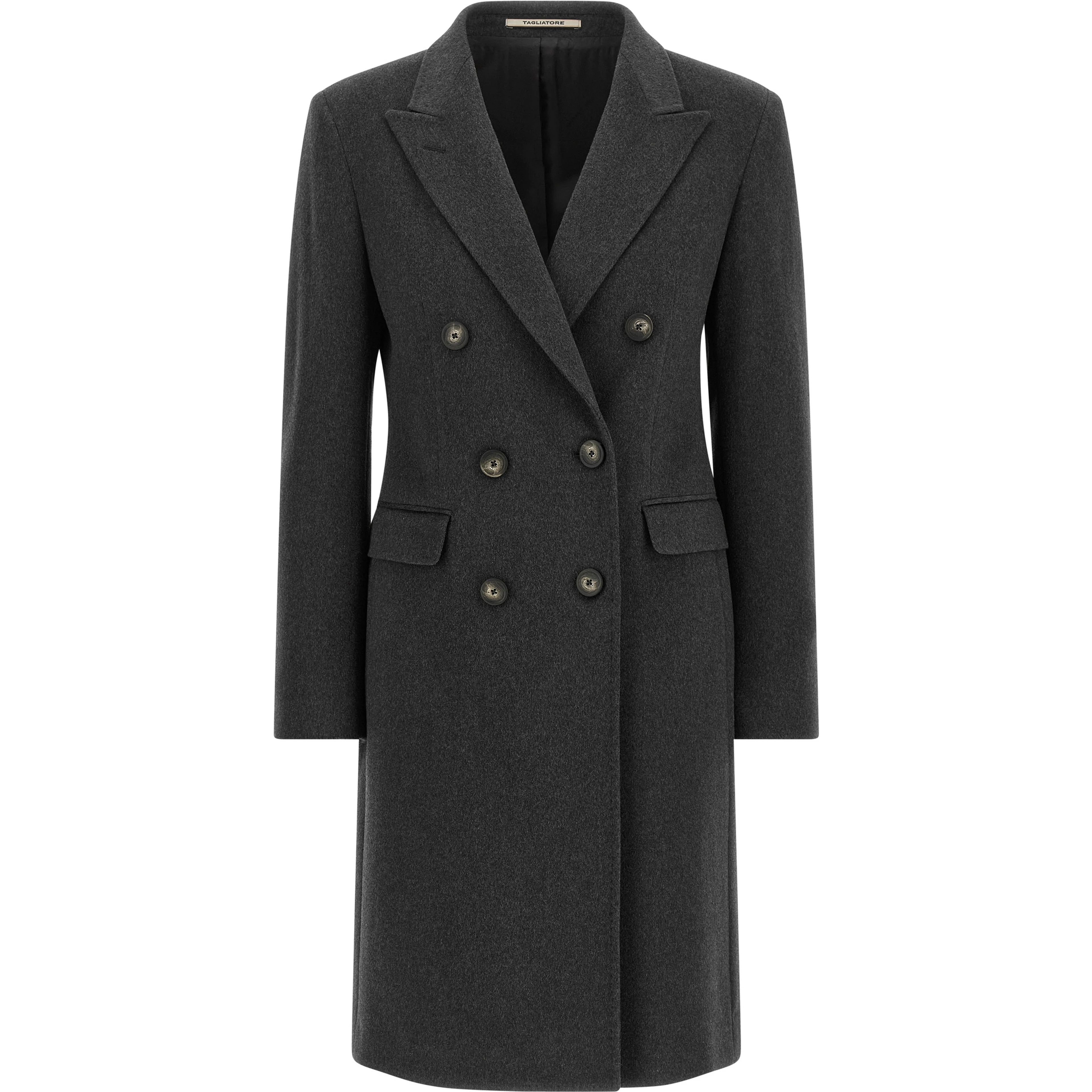 Gray Virgin Wool Coat