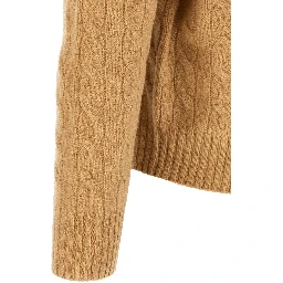 Beige Wool Cardigan