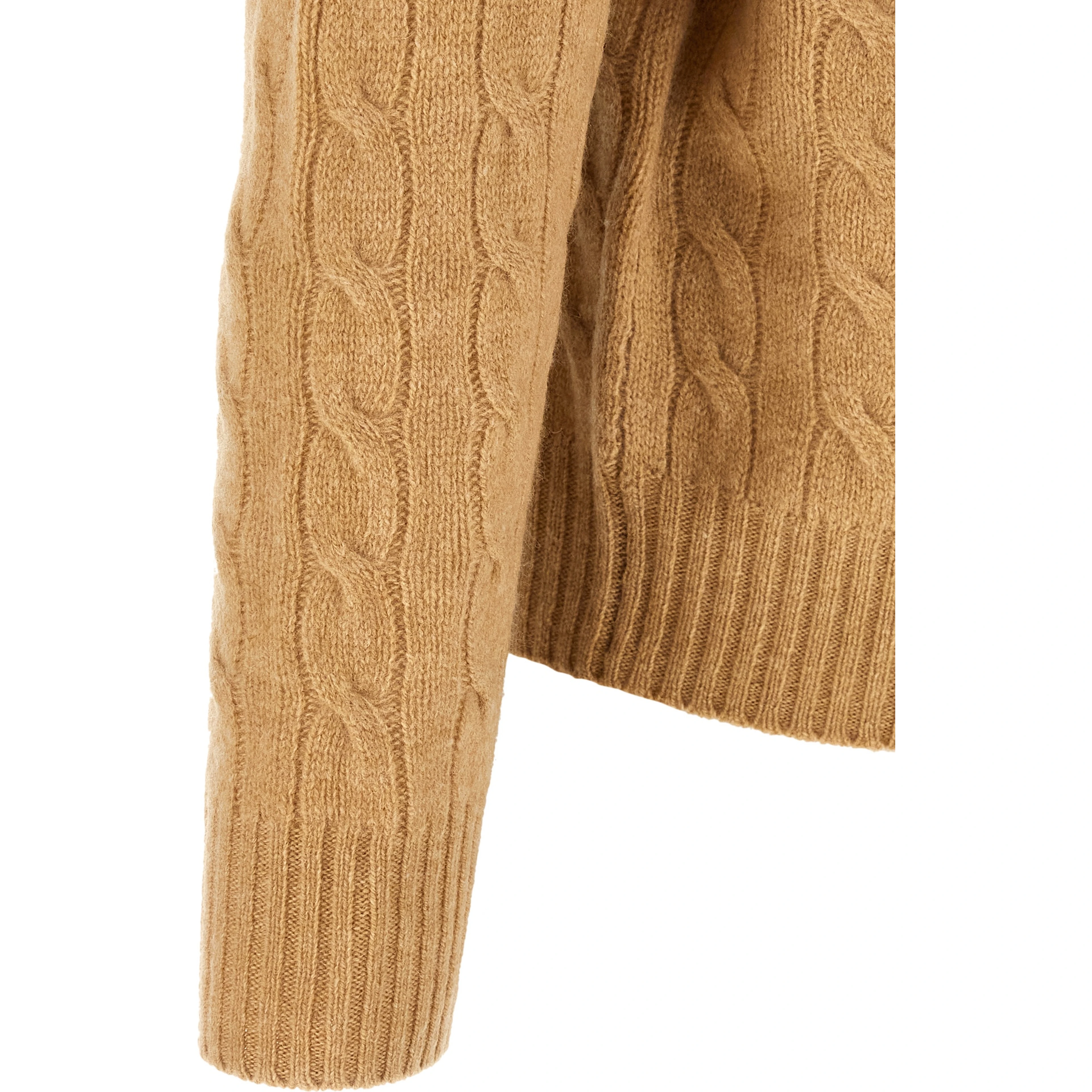 Beige Wool Cardigan