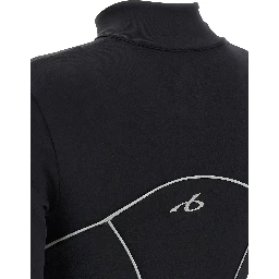 Black Polyamide Bodysuit