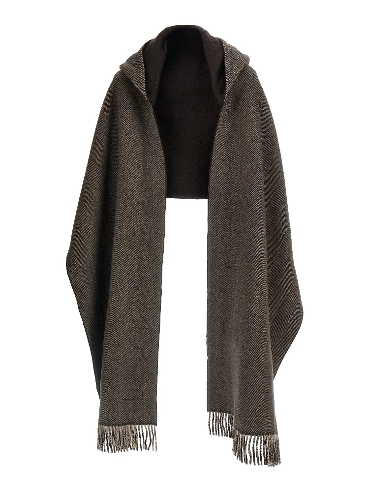 Brown Cashmere Scarf