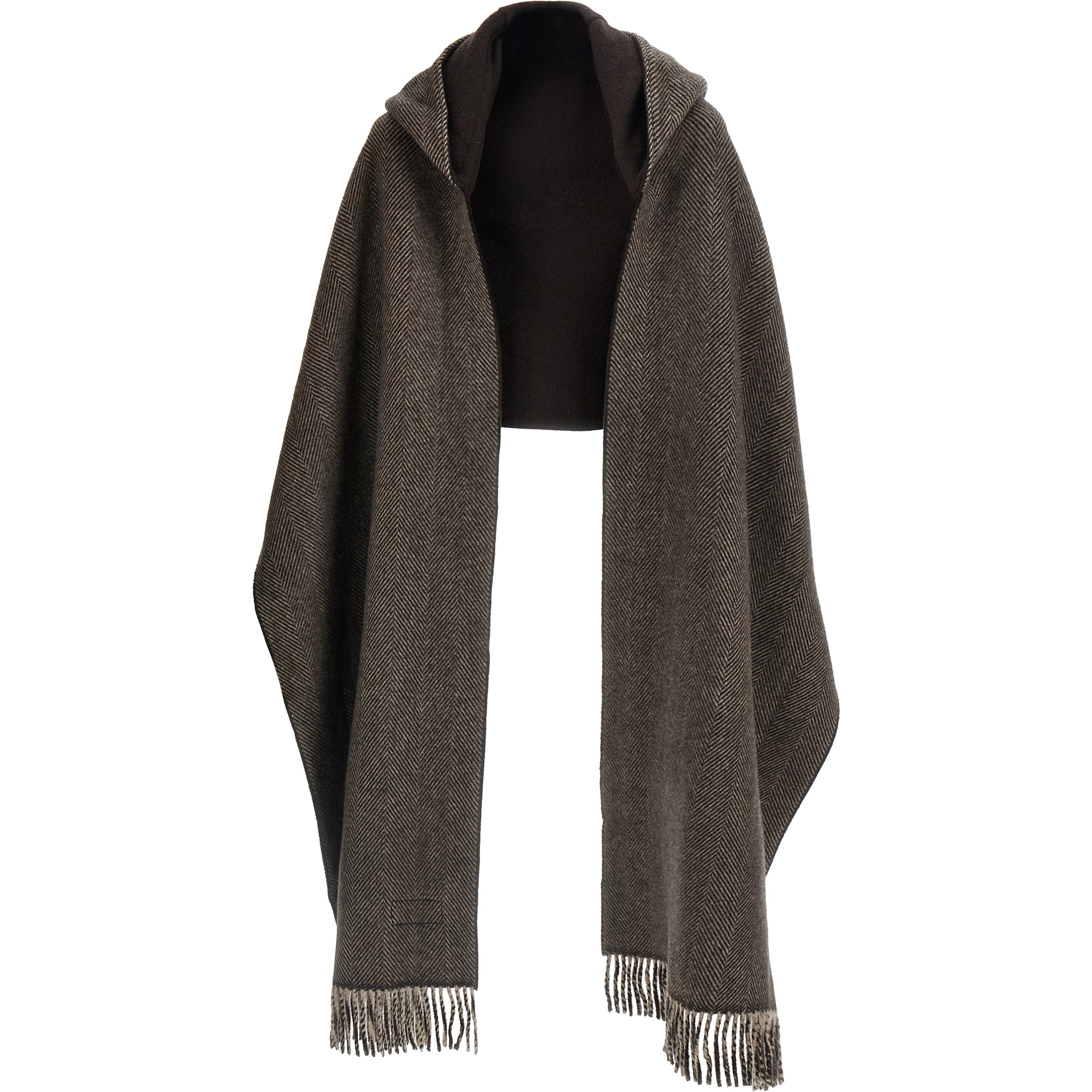 Brown Cashmere Scarf
