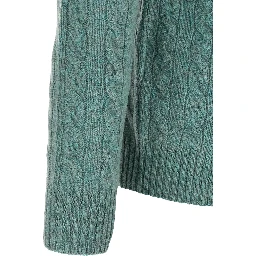 Bicolor Wool Cardigan