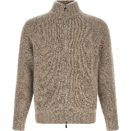 Beige Cashmere Cardigan
