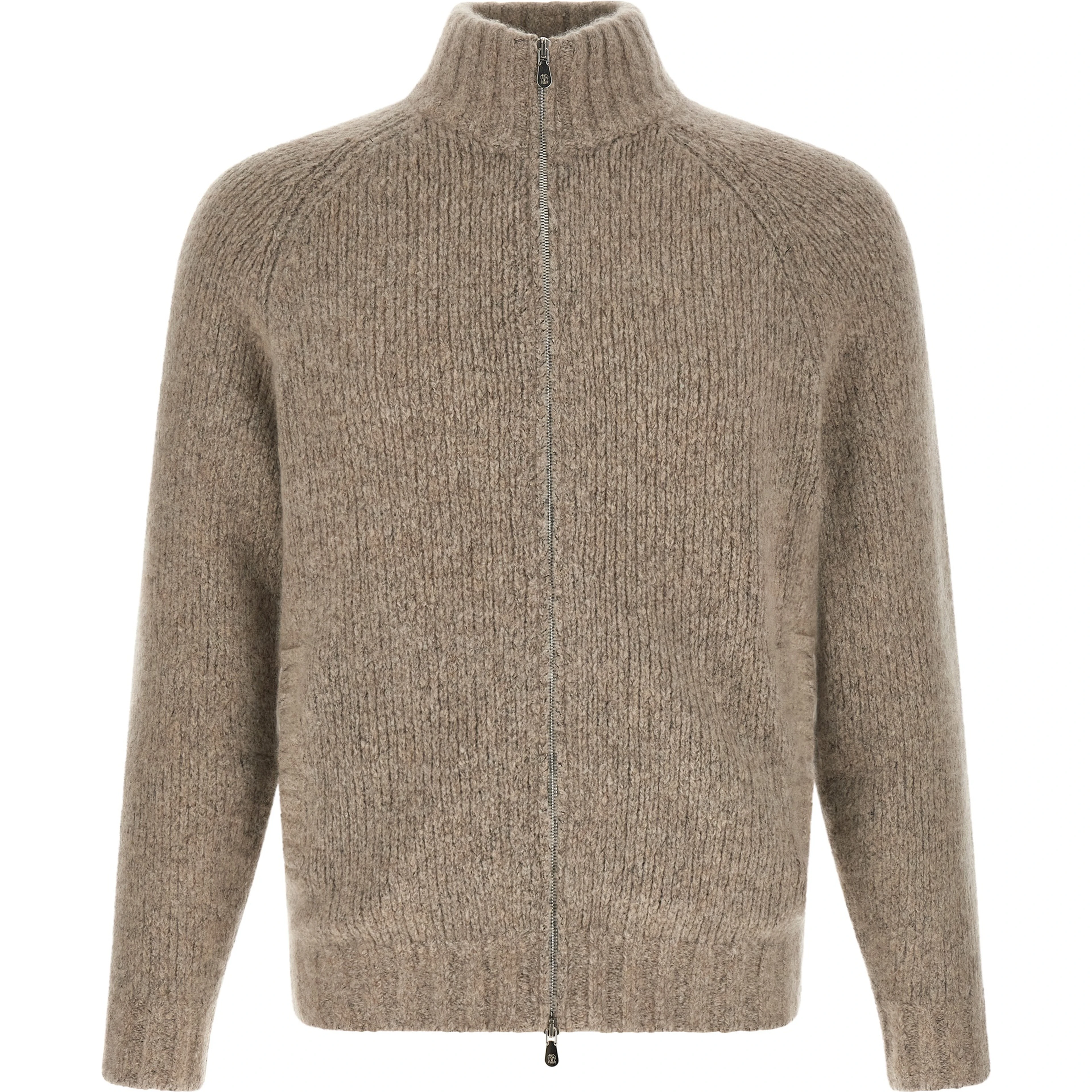 Beige Cashmere Cardigan