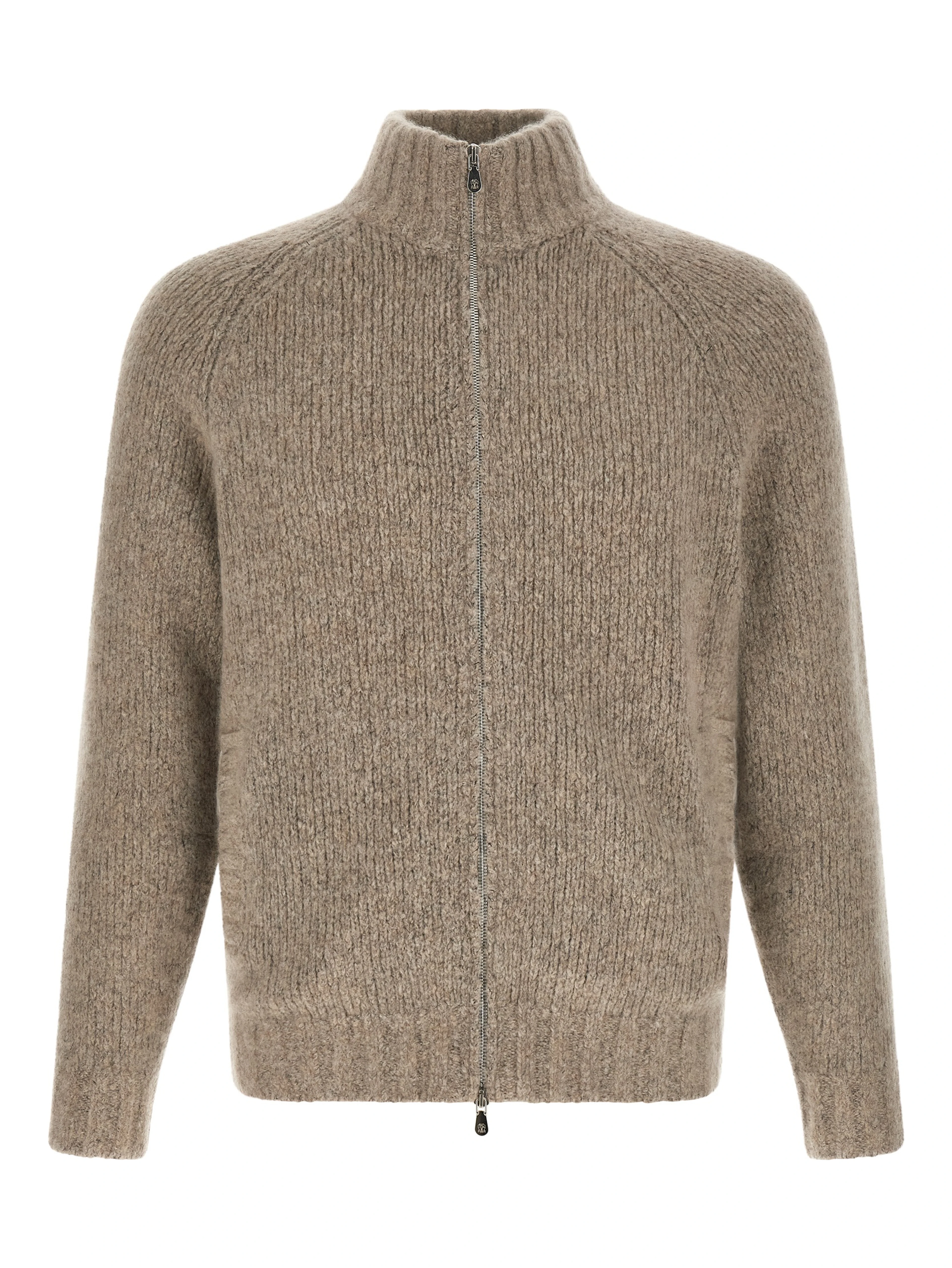Beige Cashmere Cardigan