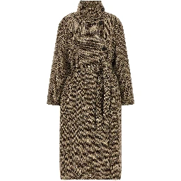 Brown Virgin Wool Coat