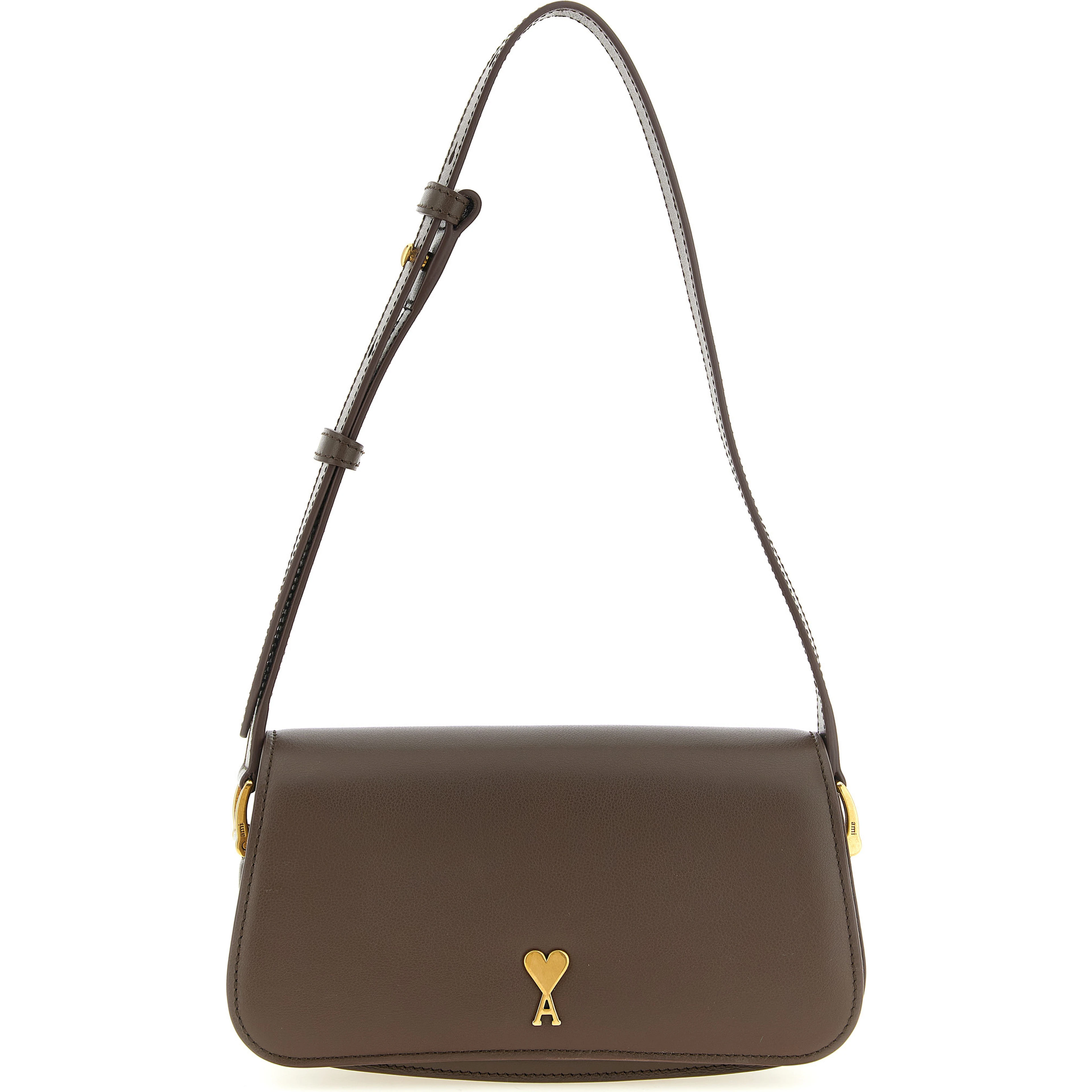 Brown Cowhide Shoulder Bag