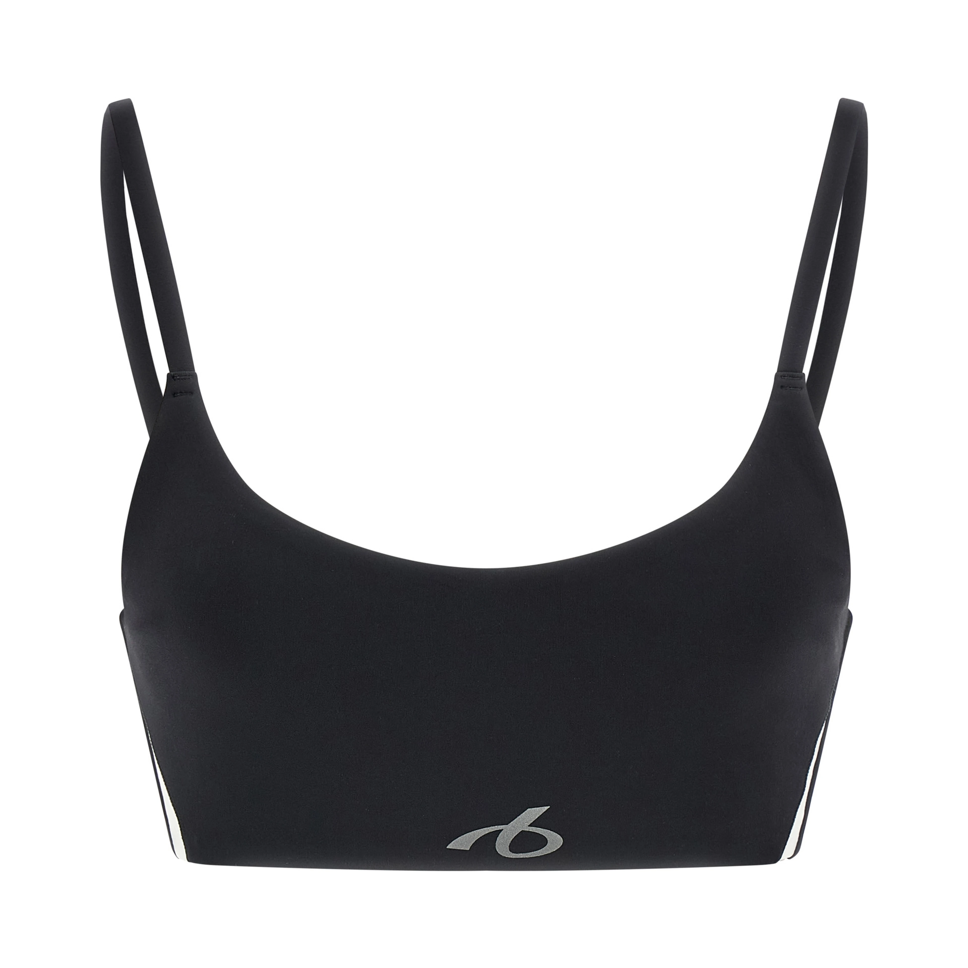 Black Polyamide Sport Bra