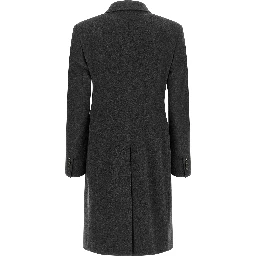 Gray Virgin Wool Coat
