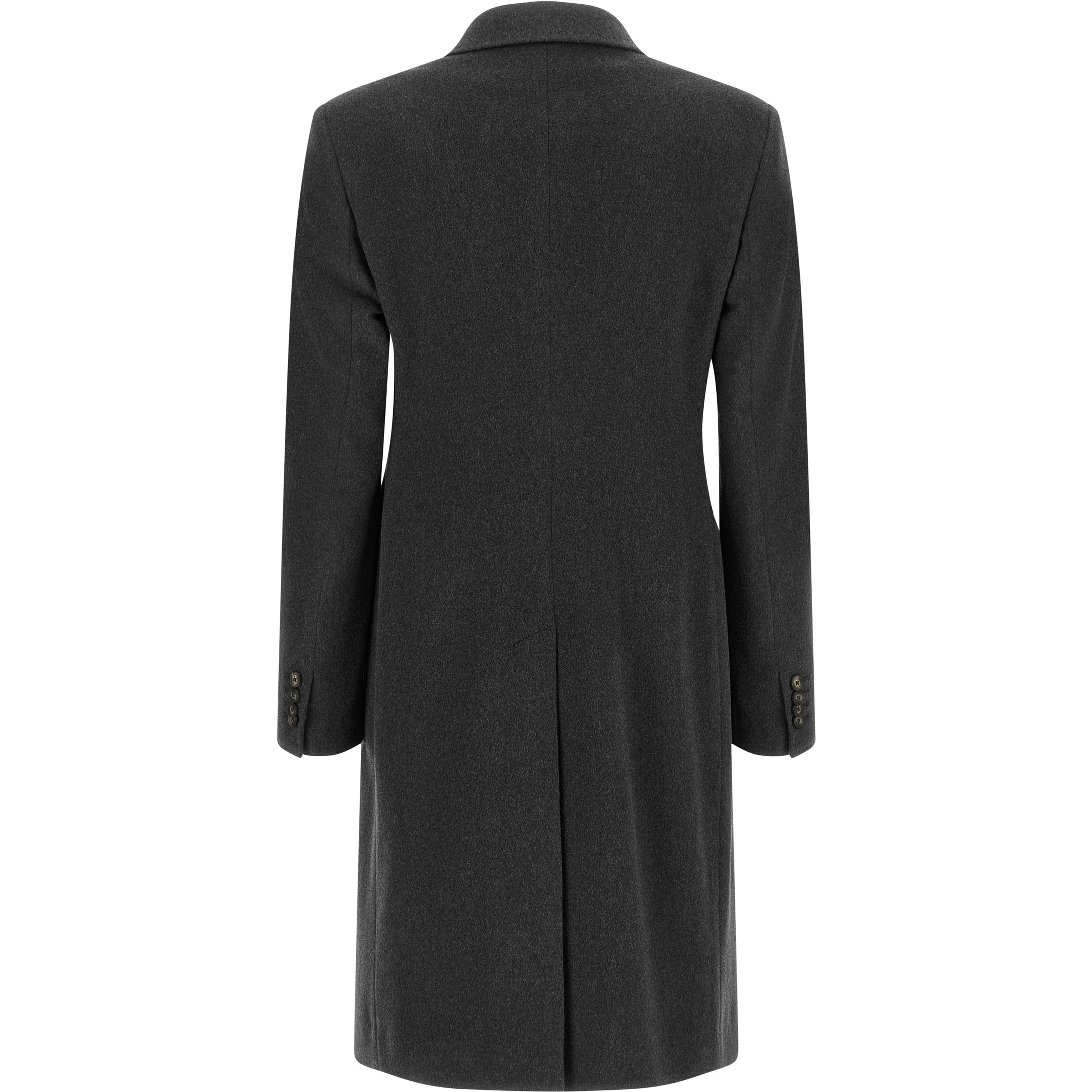 Gray Virgin Wool Coat