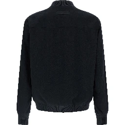 Blue Cashmere Bomber