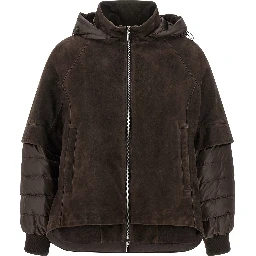 Brown Wool Leather Jacket