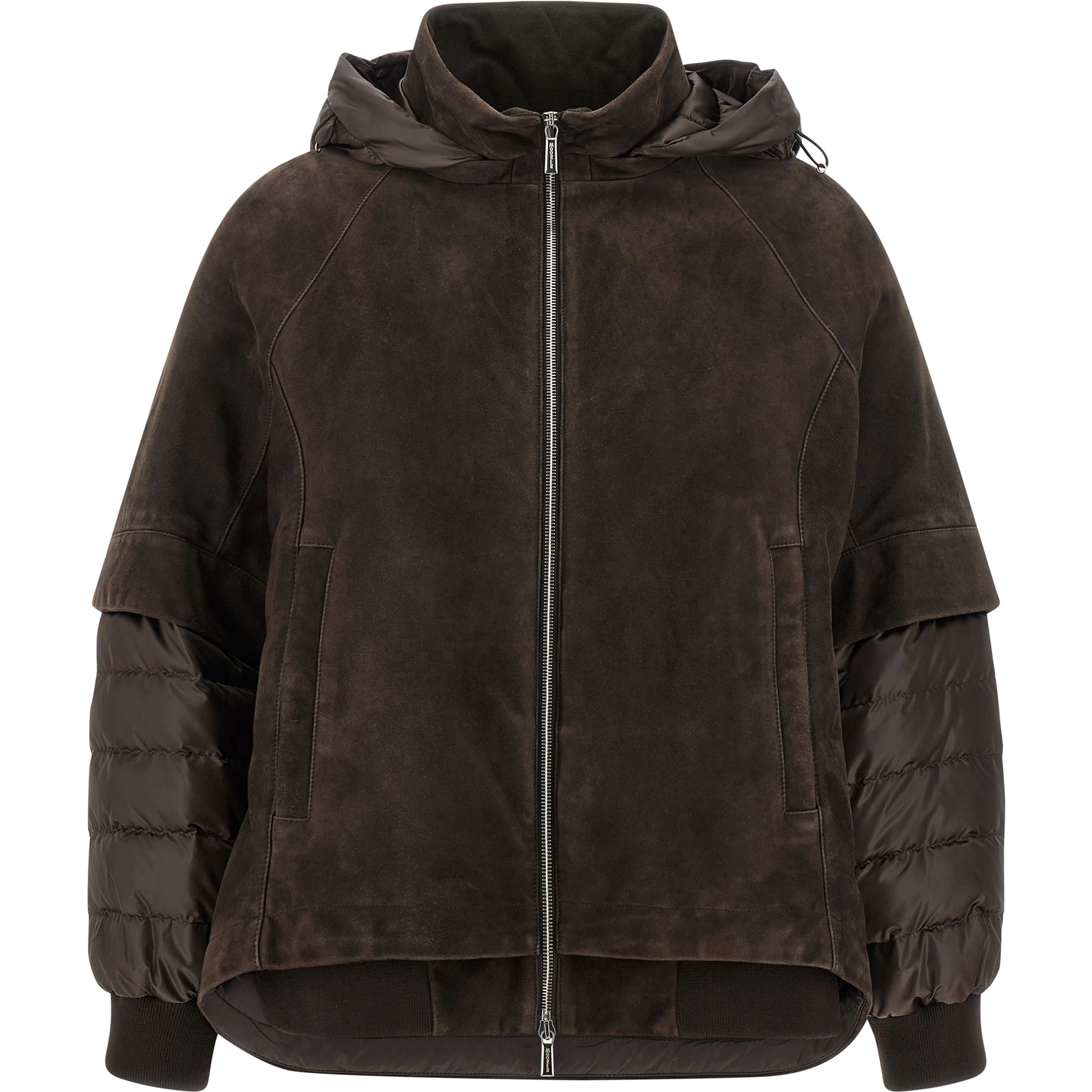 Brown Wool Leather Jacket
