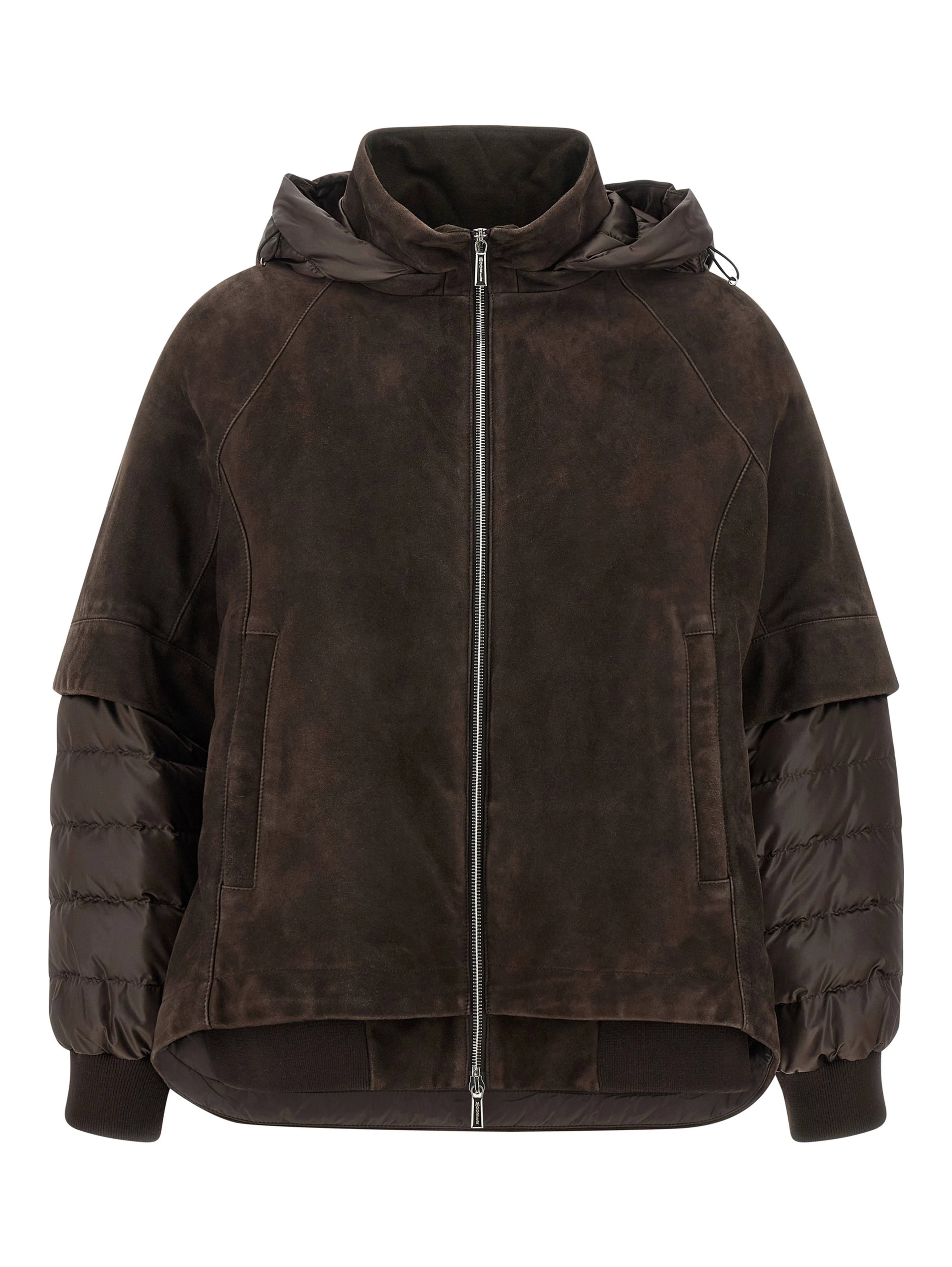 Brown Wool Leather Jacket