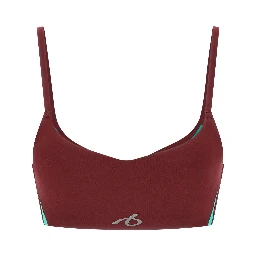 Bordeaux Polyamide Sport Bra