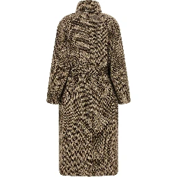 Brown Virgin Wool Coat