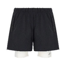 Bicolor Polyamide Bermuda Shorts