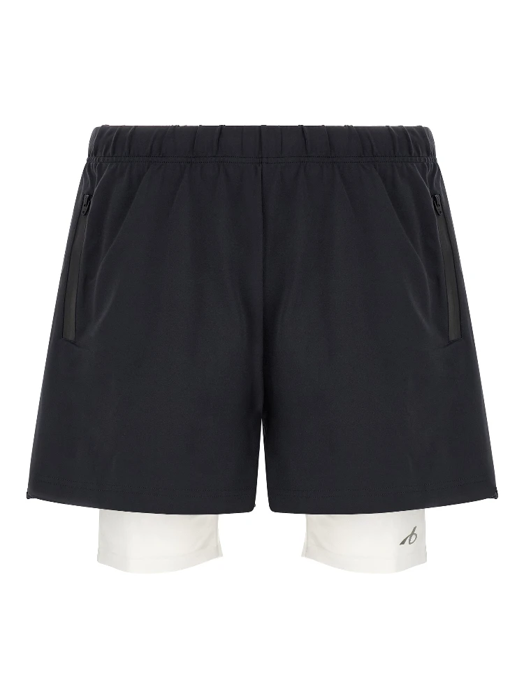 Bicolor Polyamide Bermuda Shorts
