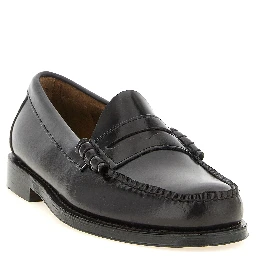 Brown Cowhide Slip-On Loafers