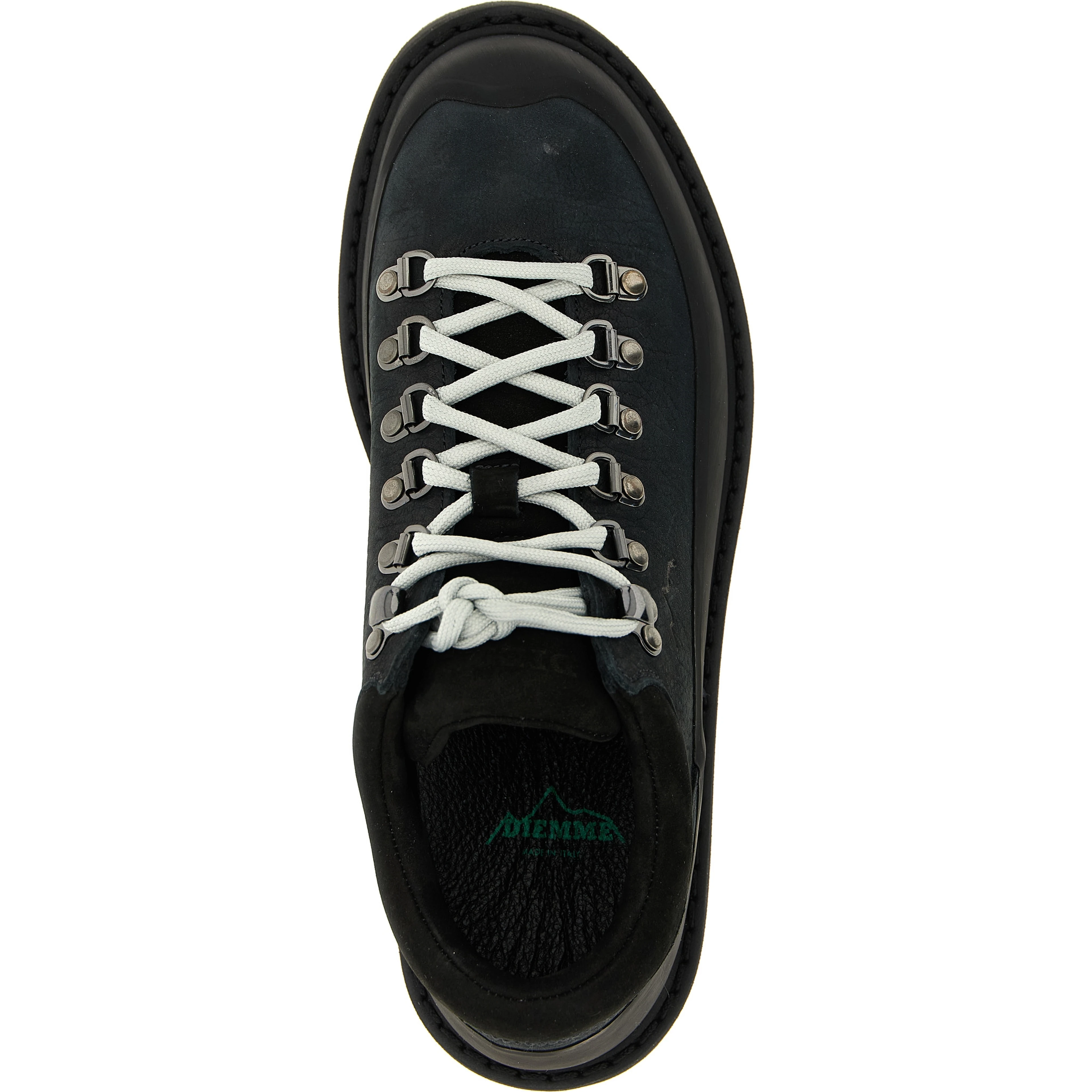 Black Cowhide Ankle Boots