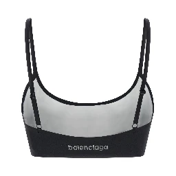 Black Polyamide Sport Bra