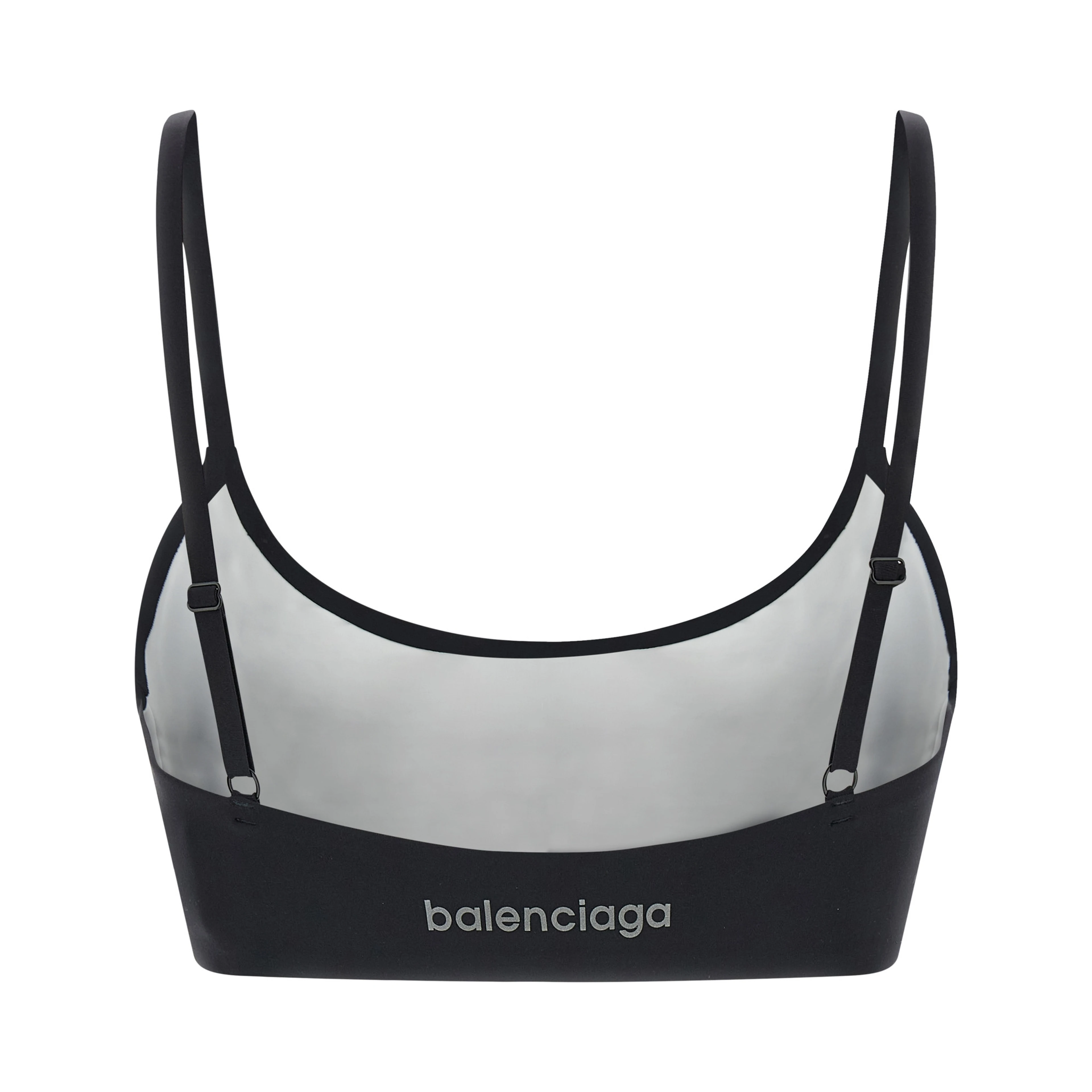 Black Polyamide Sport Bra