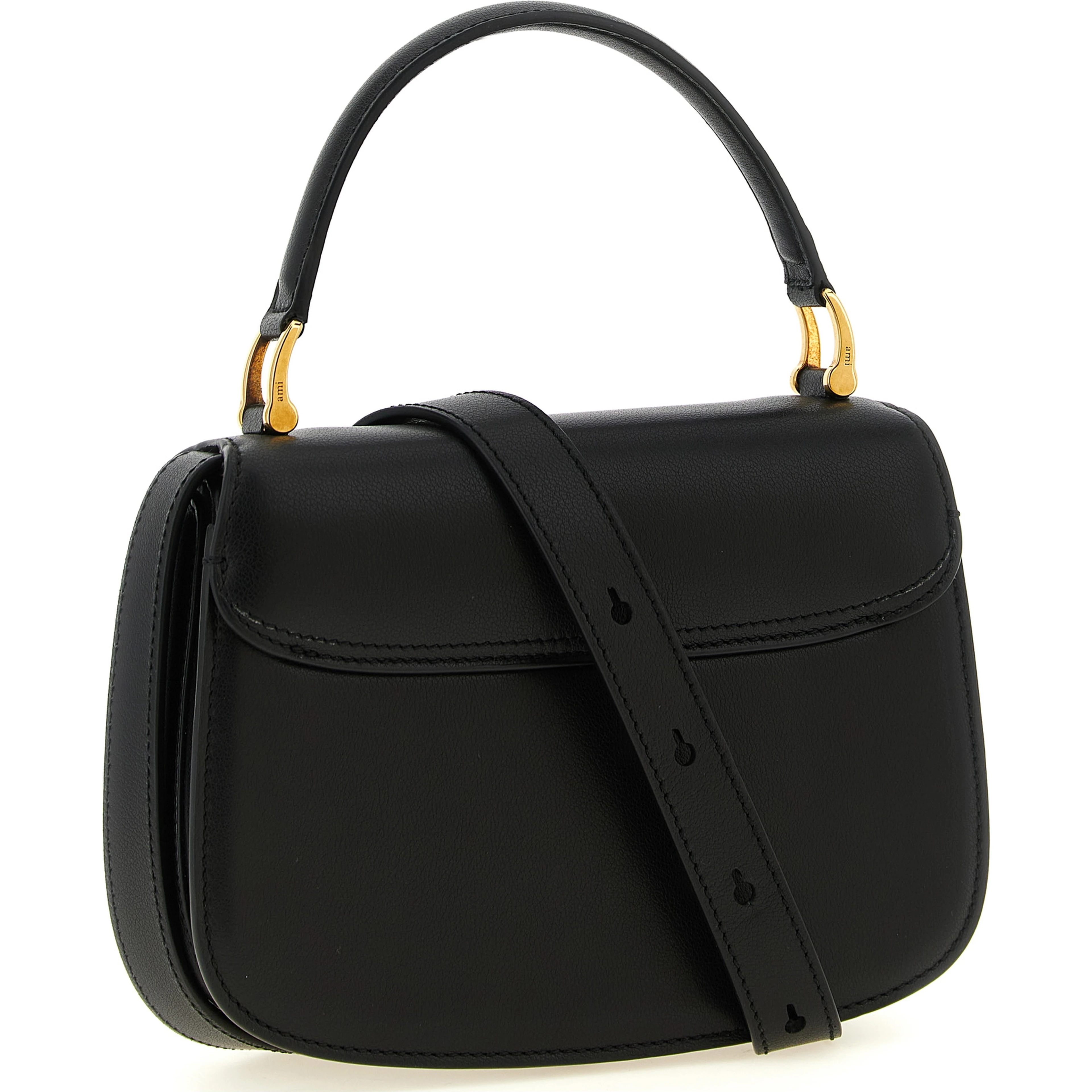 Black Cowhide Handbag