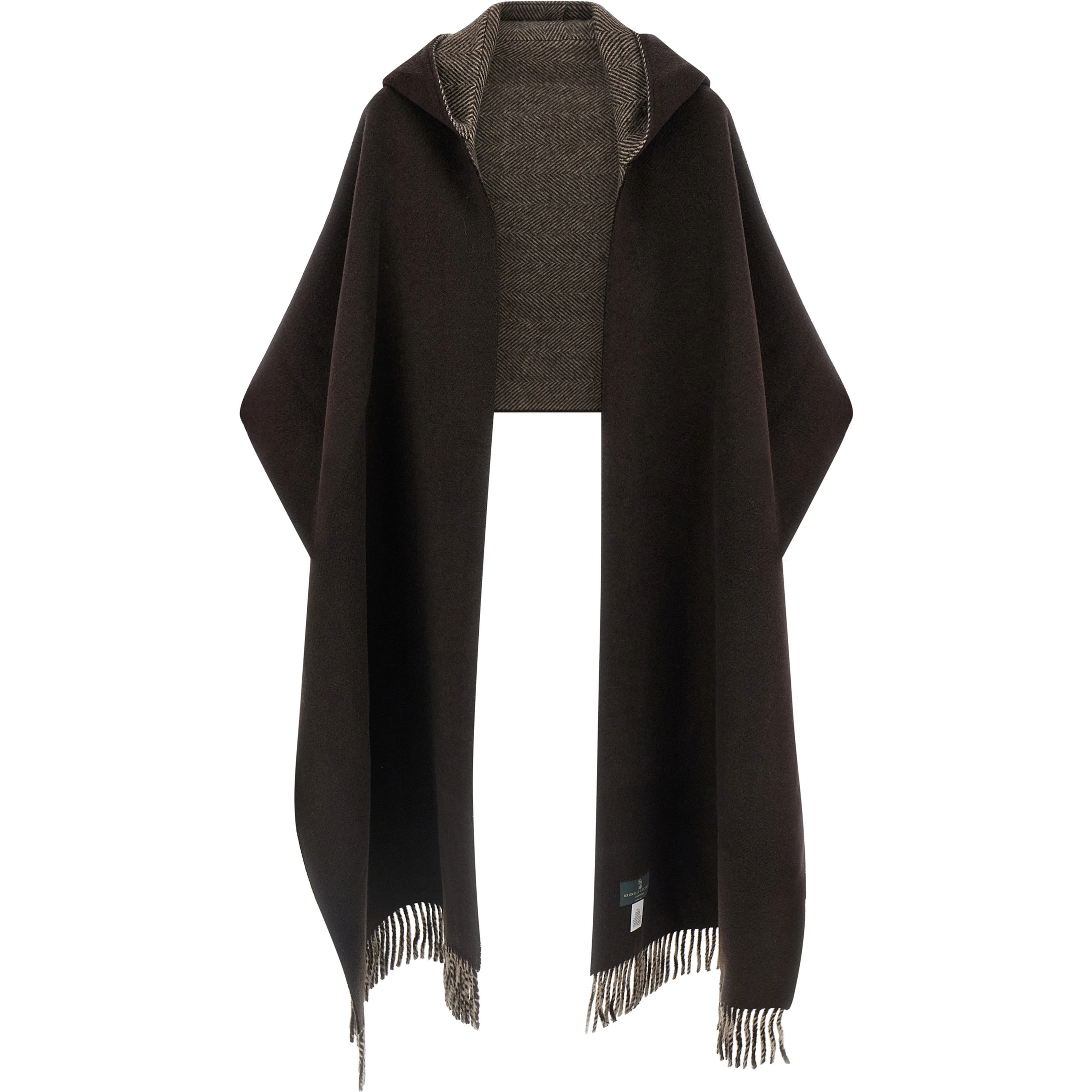 Brown Cashmere Scarf