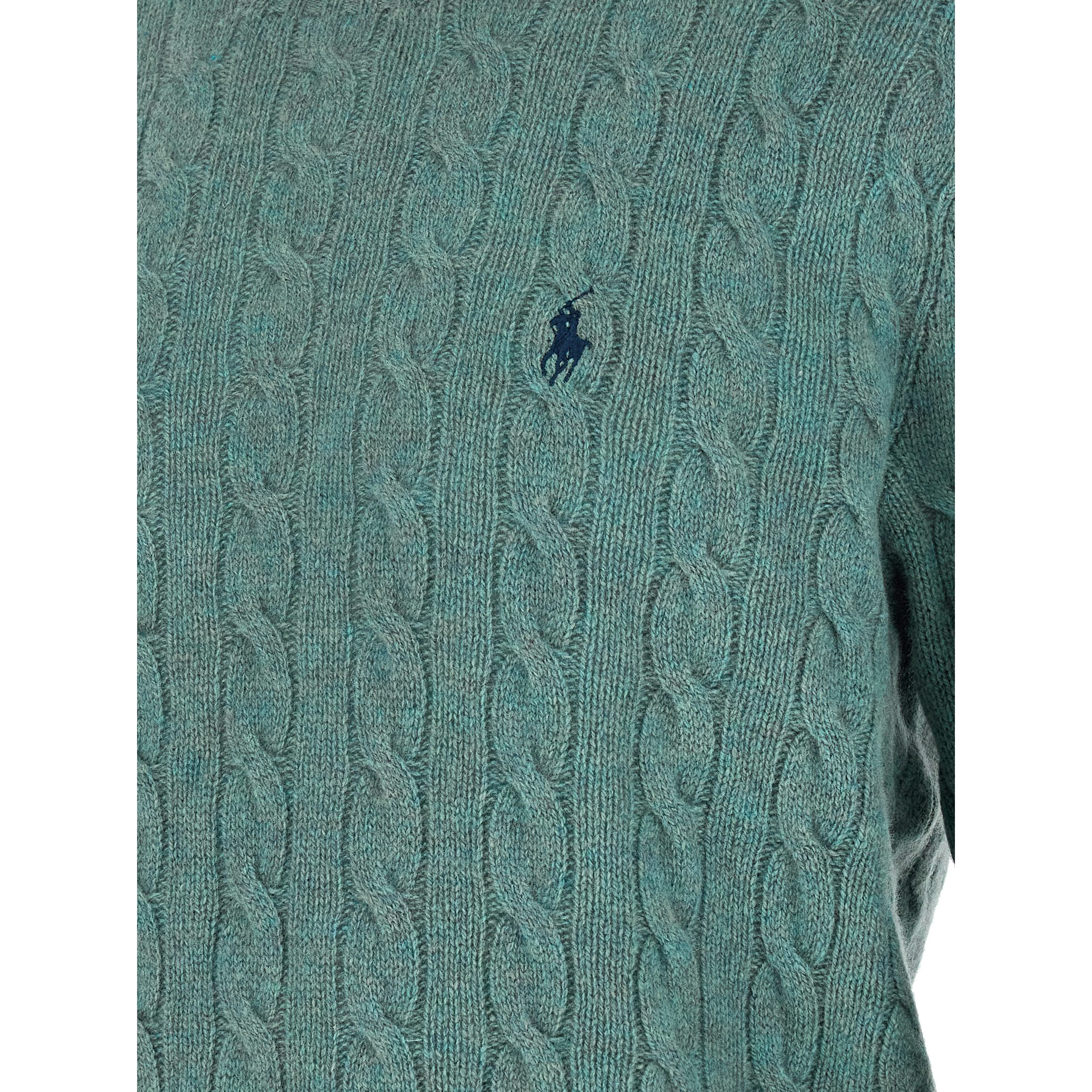 Bicolor Wool Cardigan