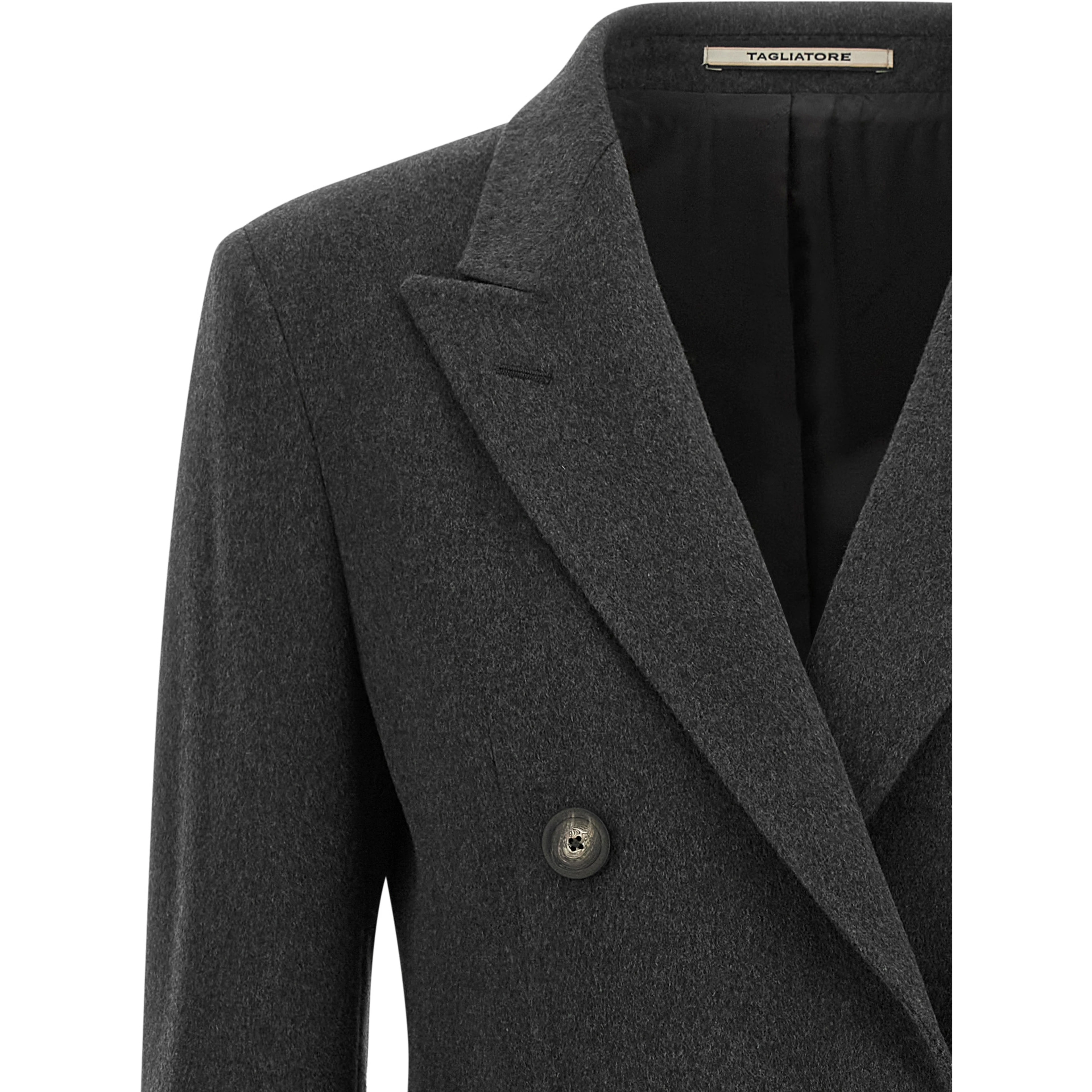 Gray Virgin Wool Coat