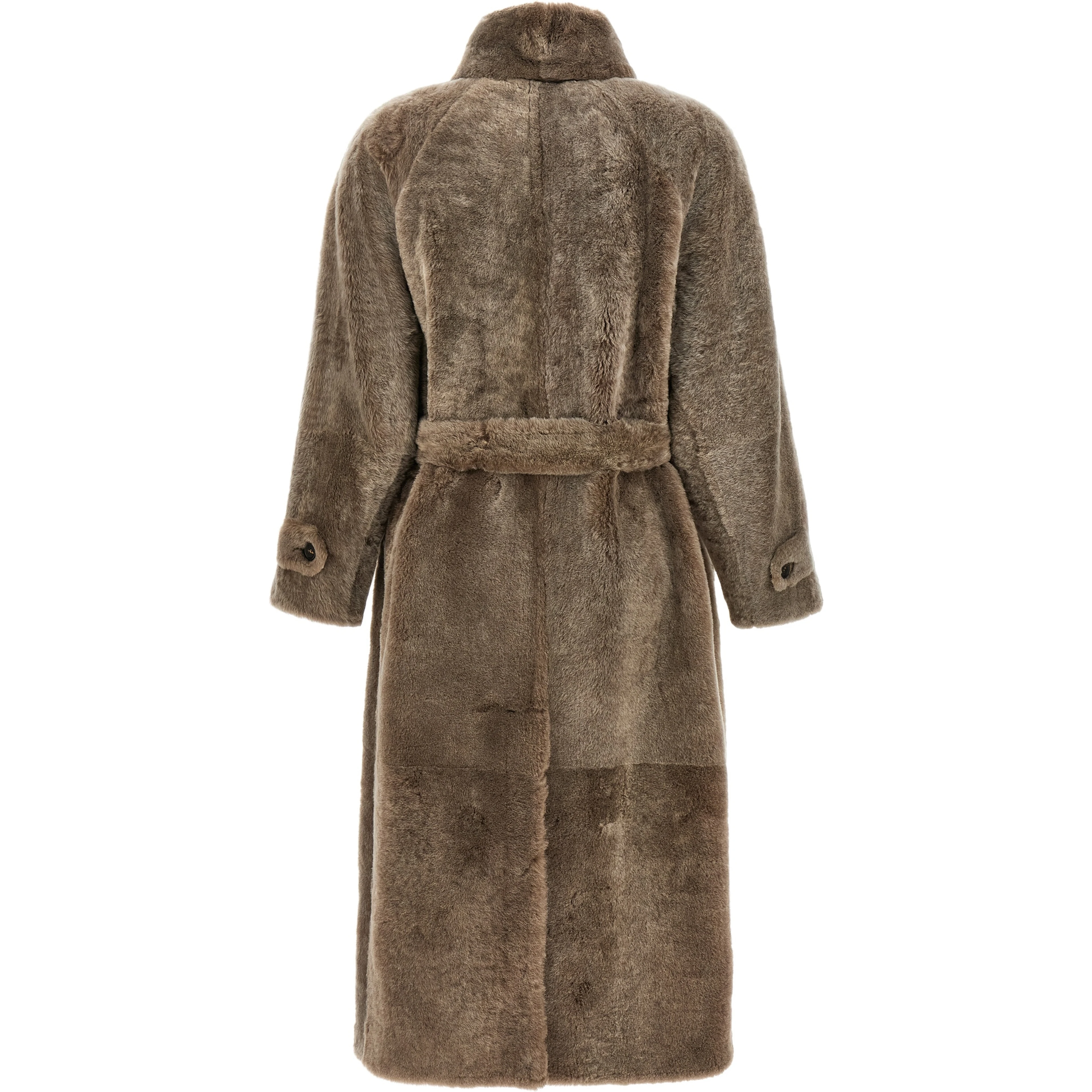 Brown Lamb Leather Coat