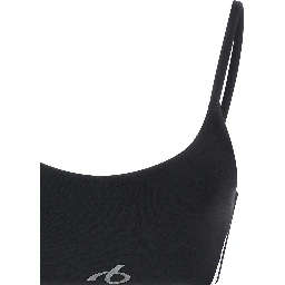 Black Polyamide Sport Bra