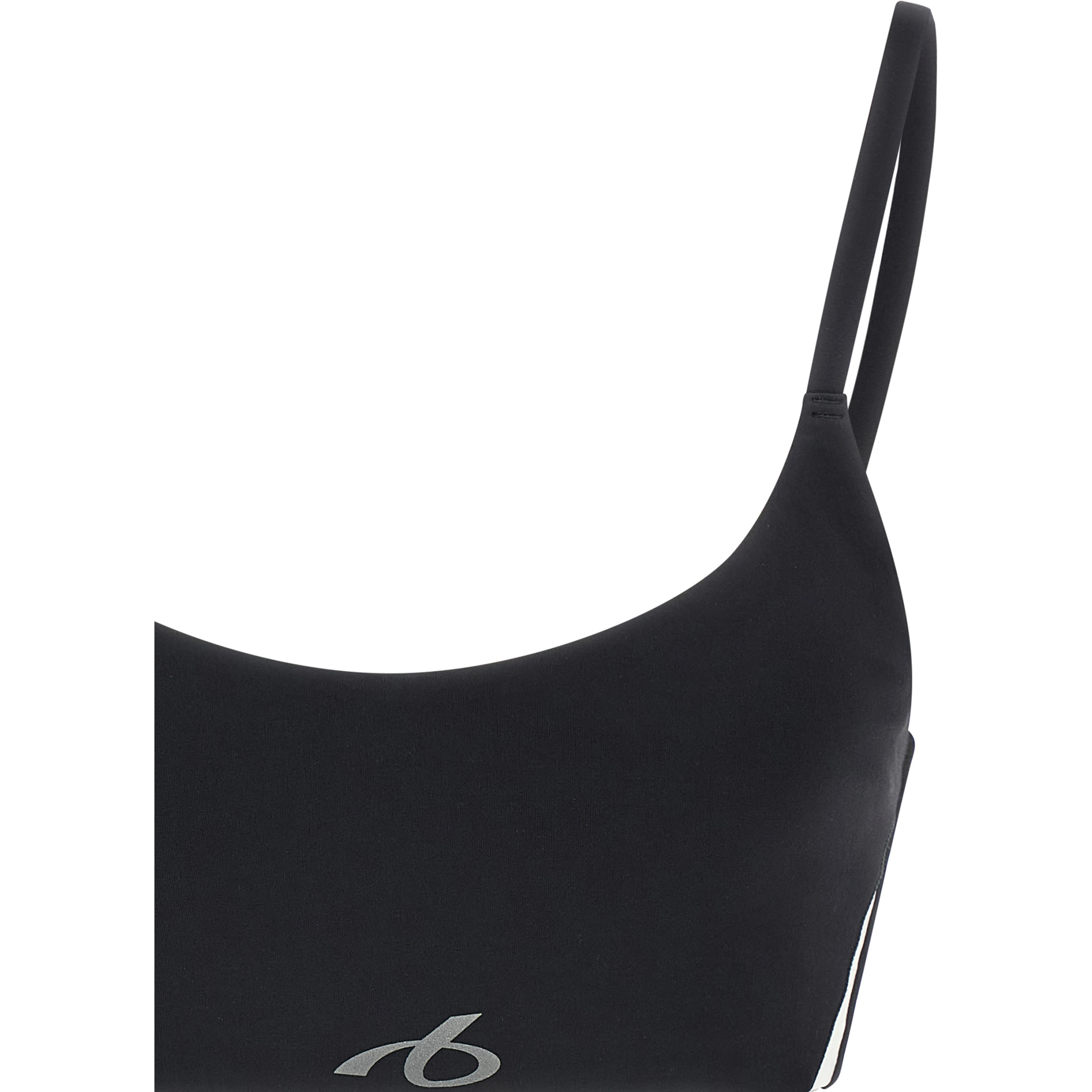 Black Polyamide Sport Bra